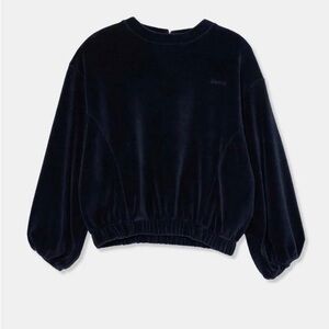 🌈Cozmo 🌈 Organic velour sweatshirt - Navy 8 years